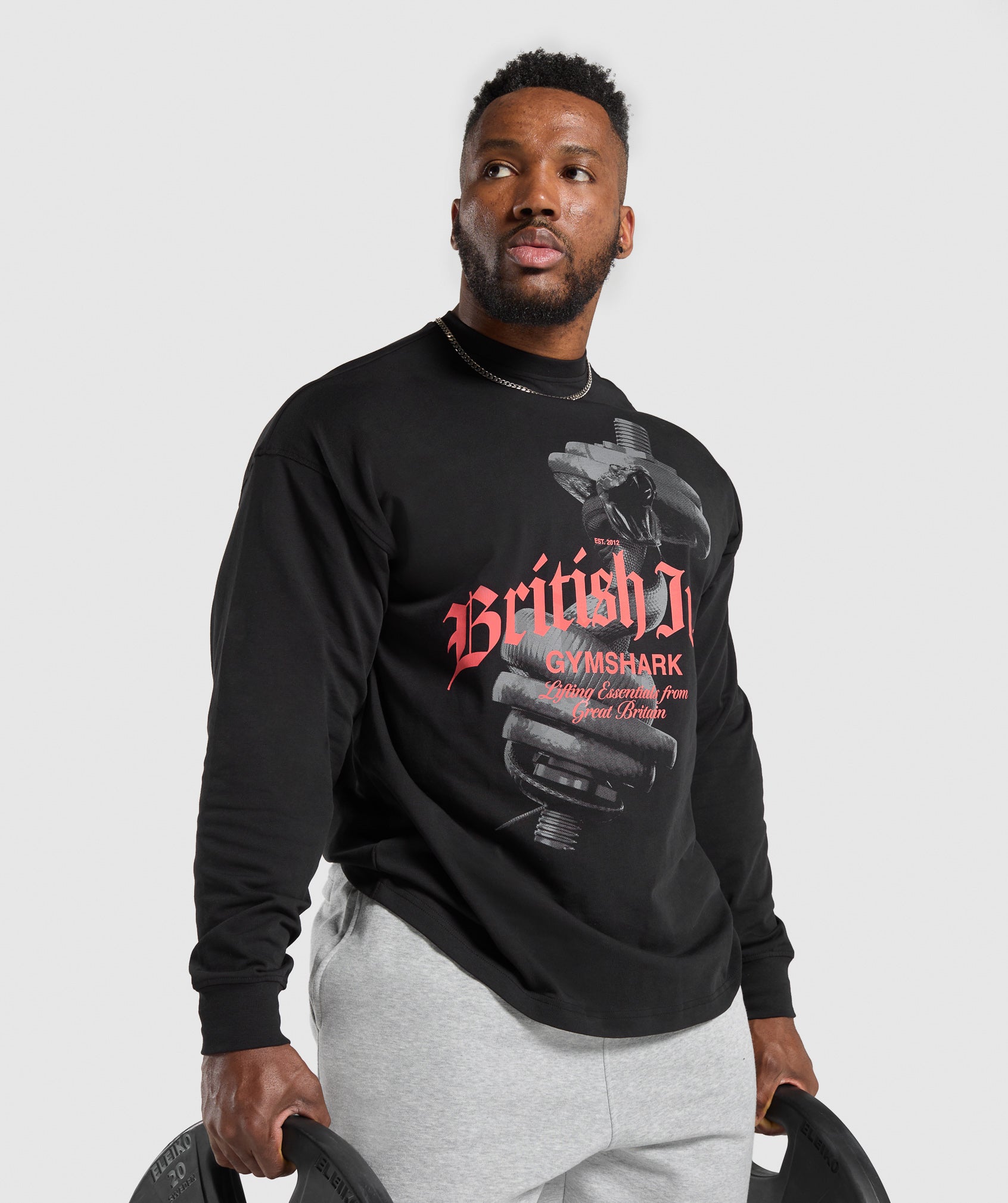 British Iron Long Sleeve T-Shirt - Black
