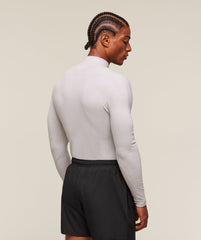 everywear Warp Knit 1/4 Zip - Tame Grey