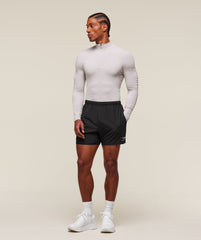 everywear Warp Knit 1/4 Zip - Tame Grey