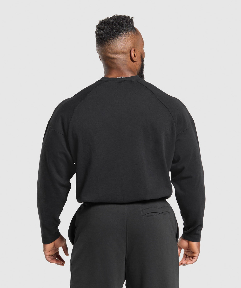 Heavyweight Long Sleeve T-Shirt - Black