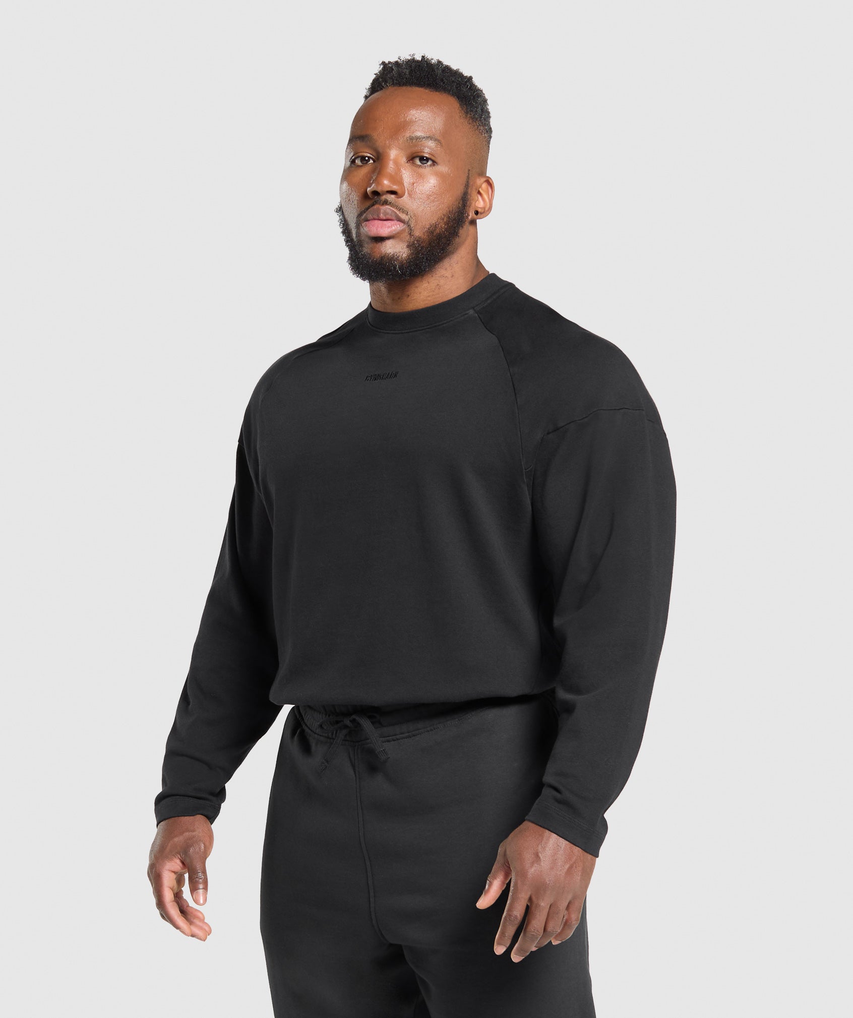 Heavyweight Long Sleeve T-Shirt - Black
