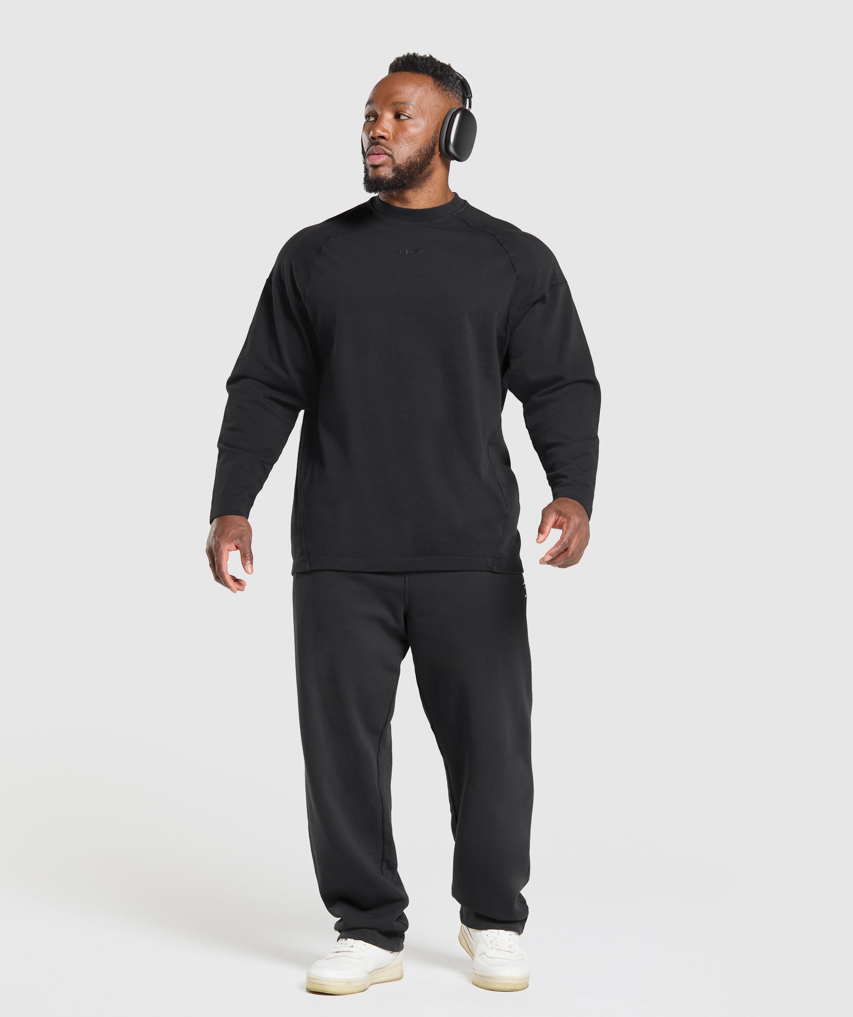 Heavyweight Long Sleeve T-Shirt - Black