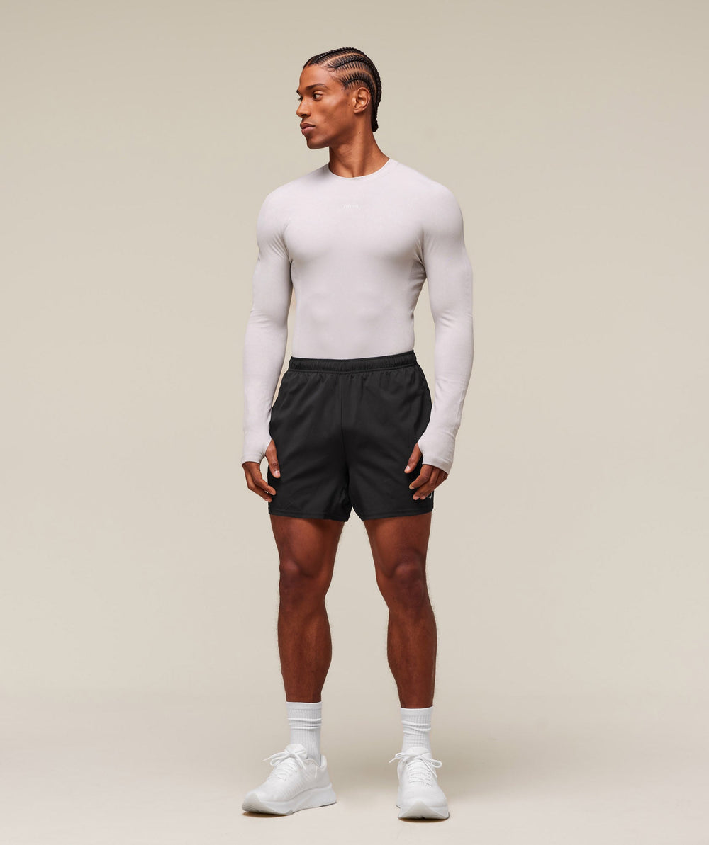 everywear Warp Knit Long Sleeve T-Shirt - Tame Grey