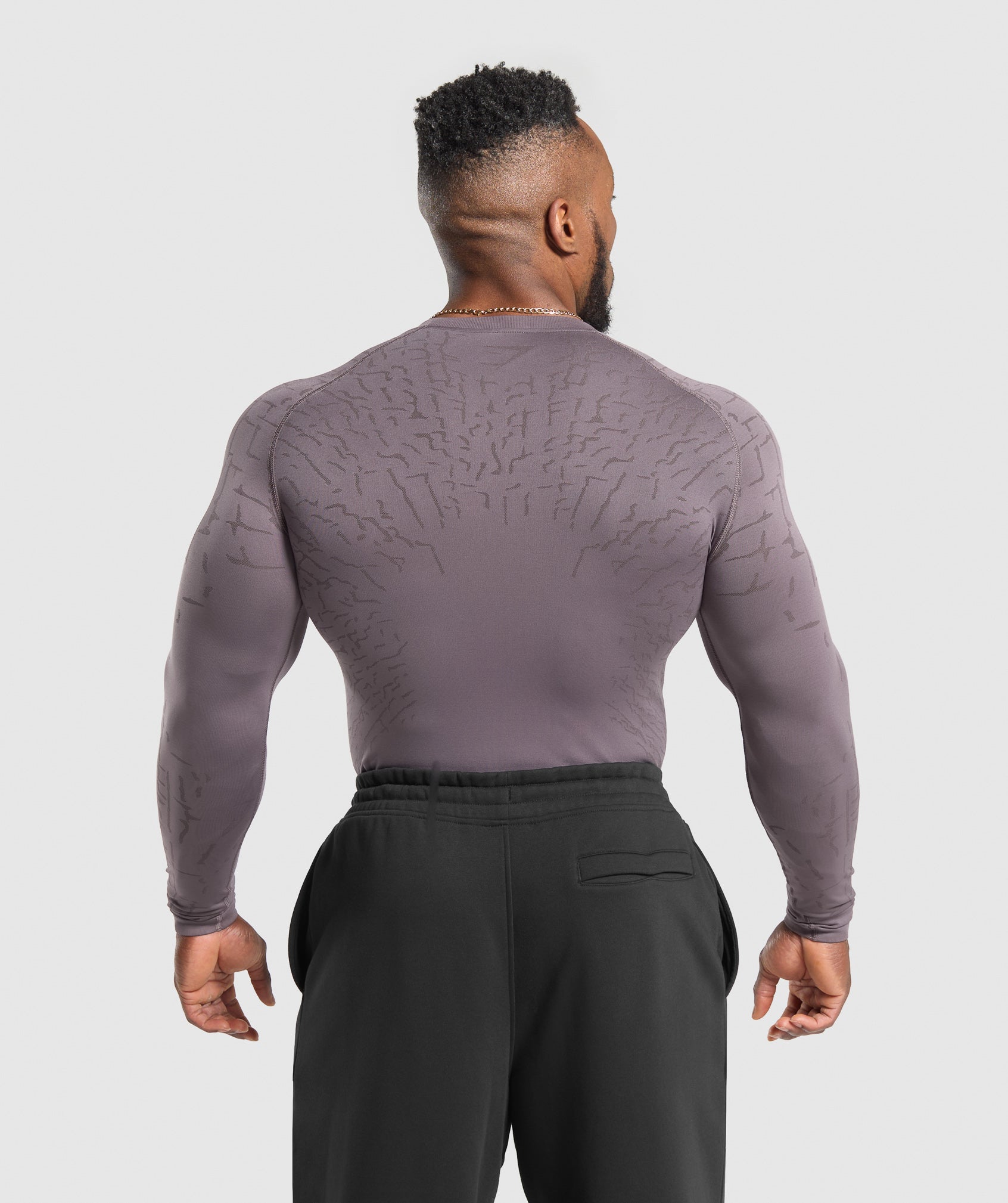 Tectonic Long Sleeve T-Shirt - Brushed Purple/Greyed Purple