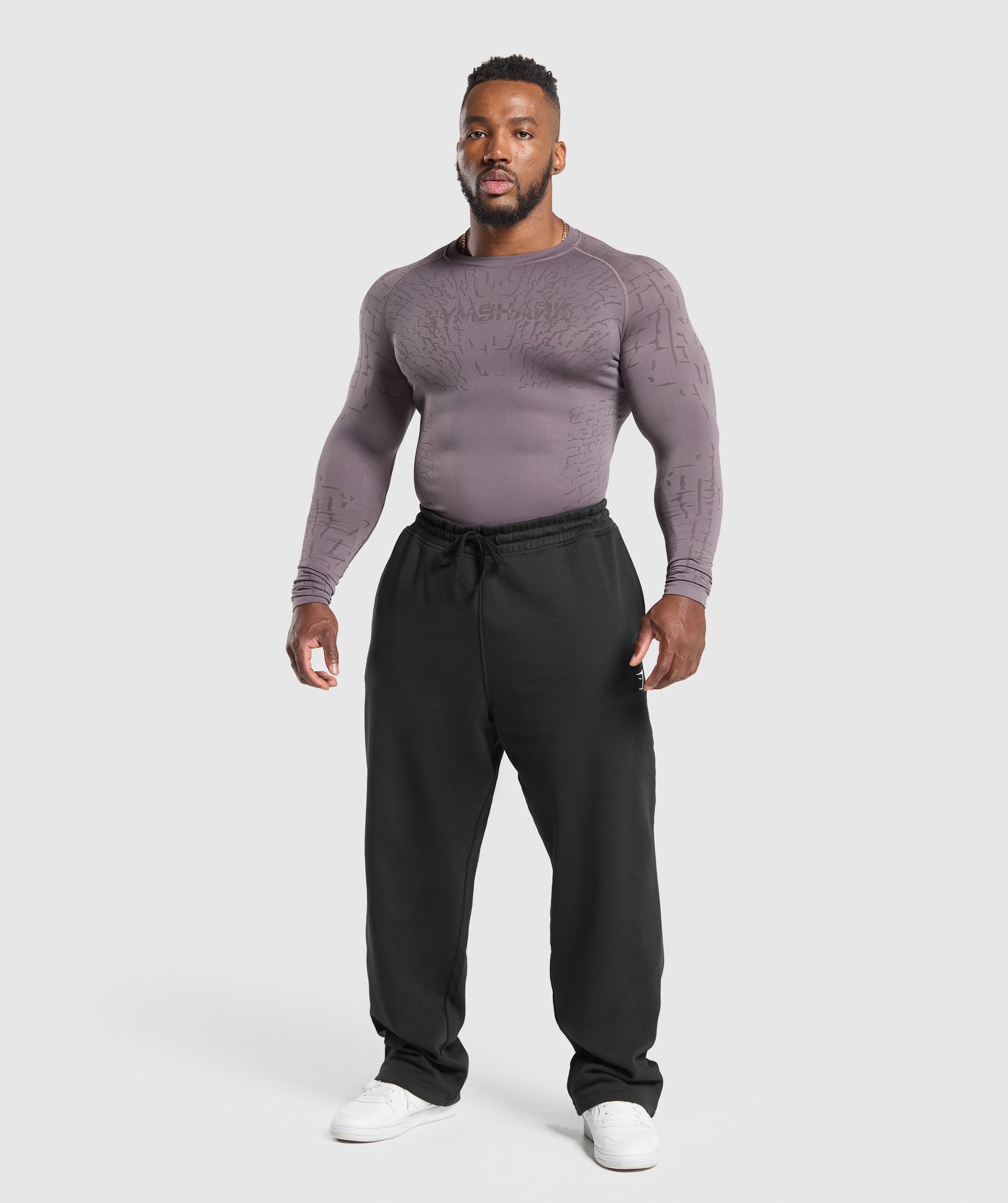 Tectonic Long Sleeve T-Shirt - Brushed Purple/Greyed Purple