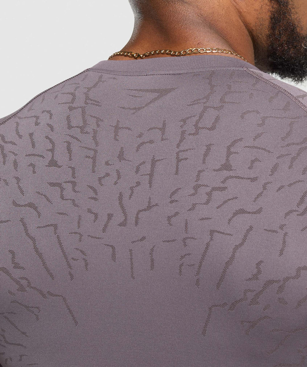 Tectonic Long Sleeve T-Shirt - Brushed Purple/Greyed Purple