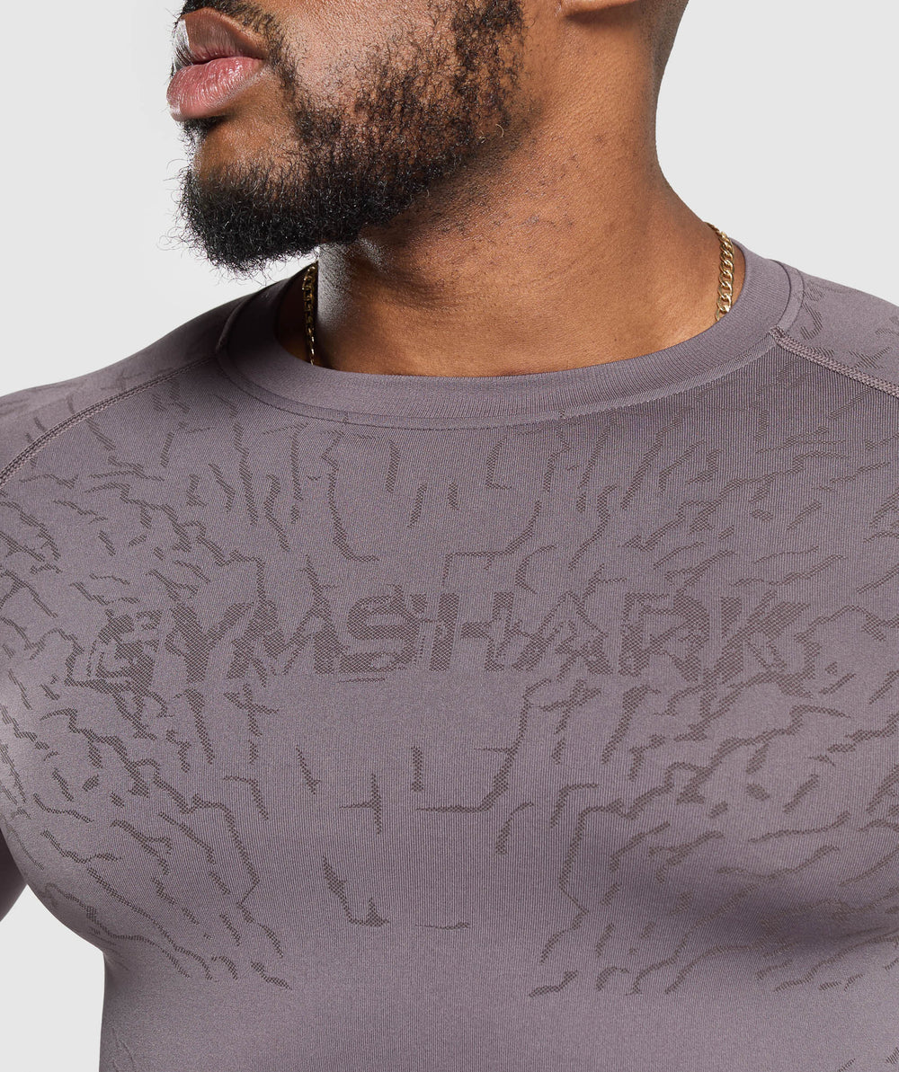 Tectonic Long Sleeve T-Shirt - Brushed Purple/Greyed Purple