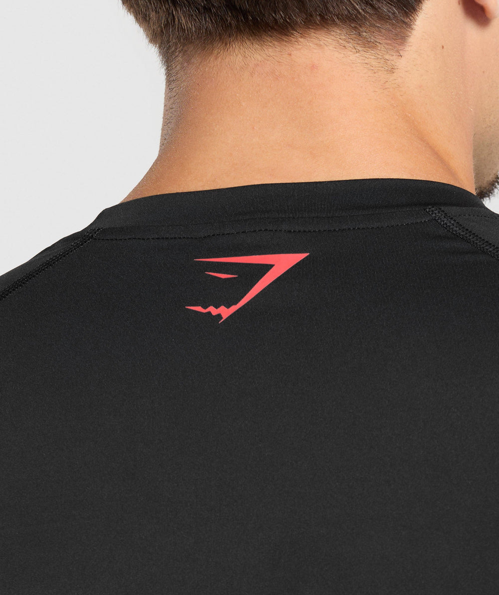 Graphic Baselayer Long Sleeve T-Shirt - Black