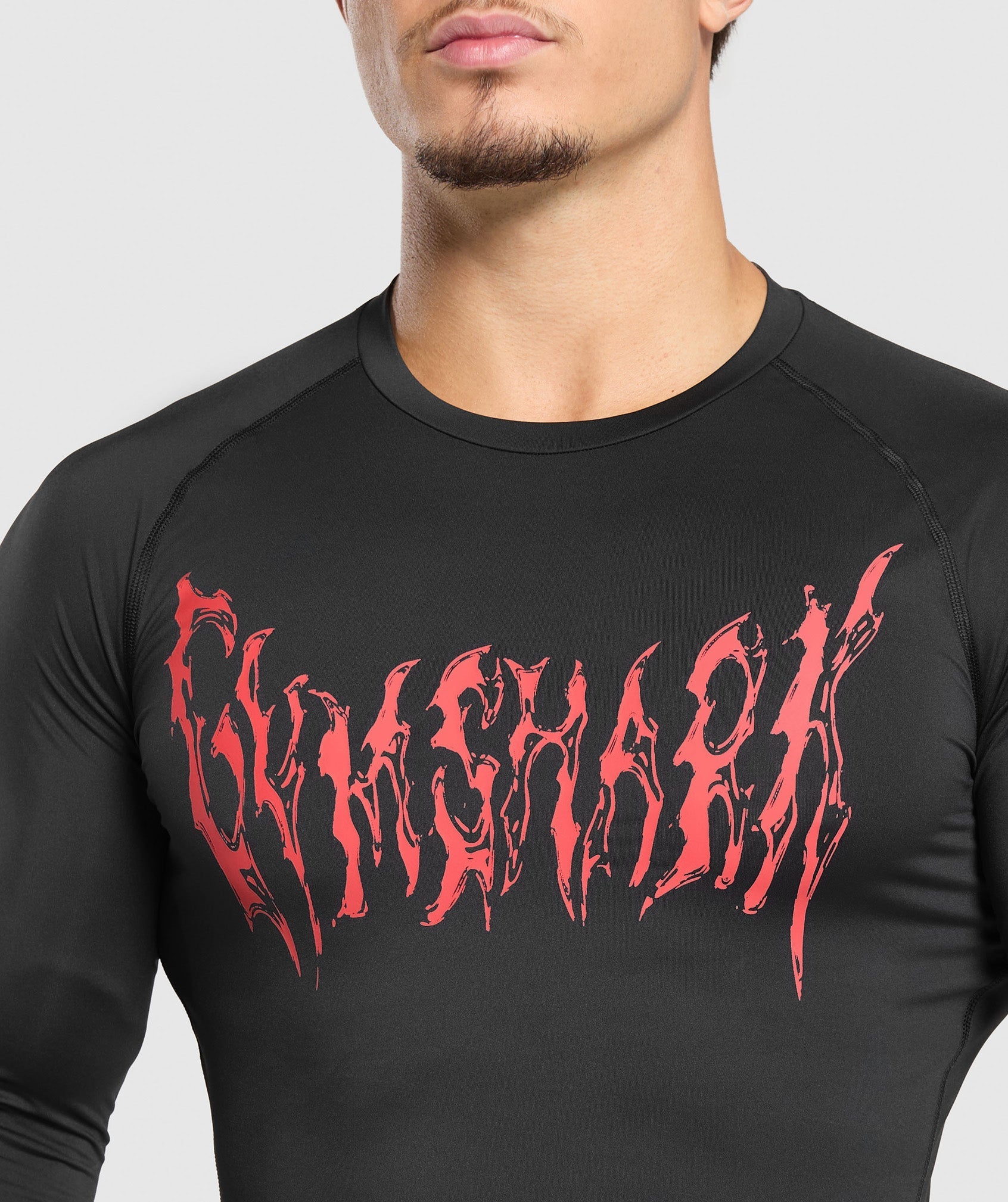Graphic Baselayer Long Sleeve T-Shirt - Black