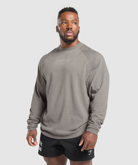 Heavyweight Long Sleeve T-Shirt - Metal Grey/Asphalt Grey Wash