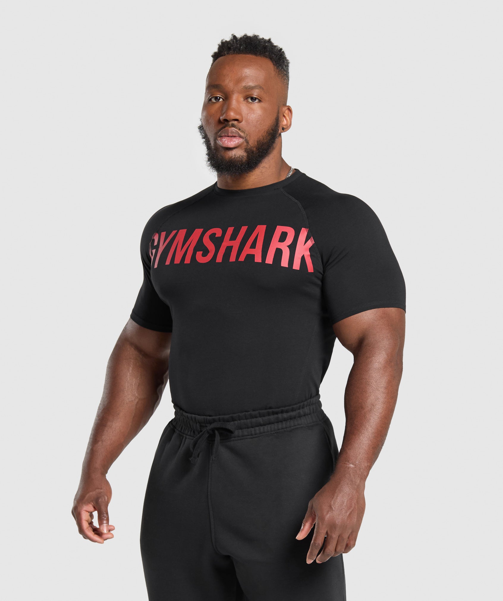 Prime T-Shirt - Black/Vivid Red