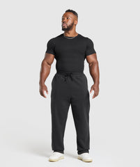 Ribbed T-Shirt - Black