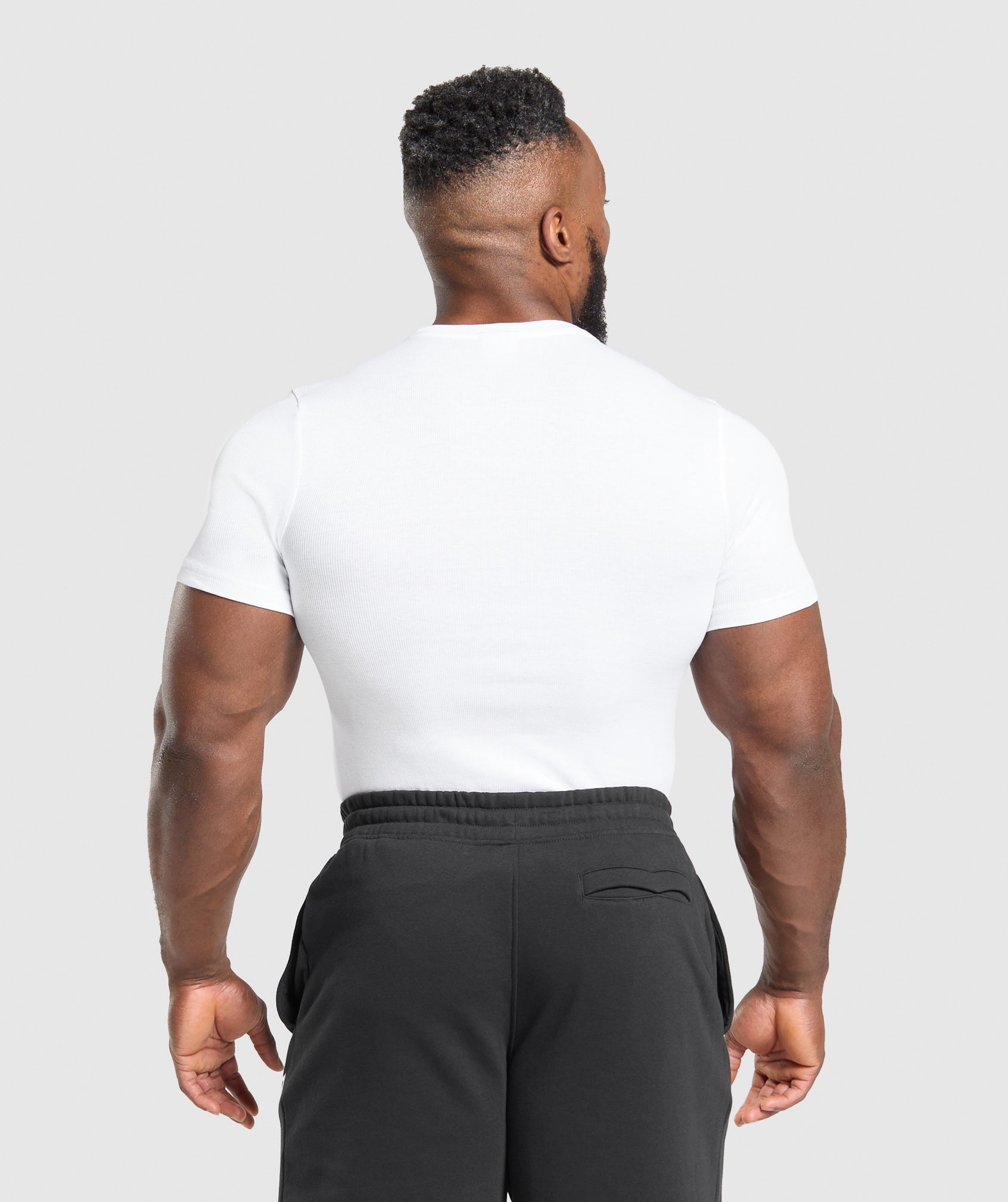 Ribbed T-Shirt - White