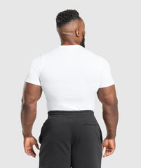 Ribbed T-Shirt - White