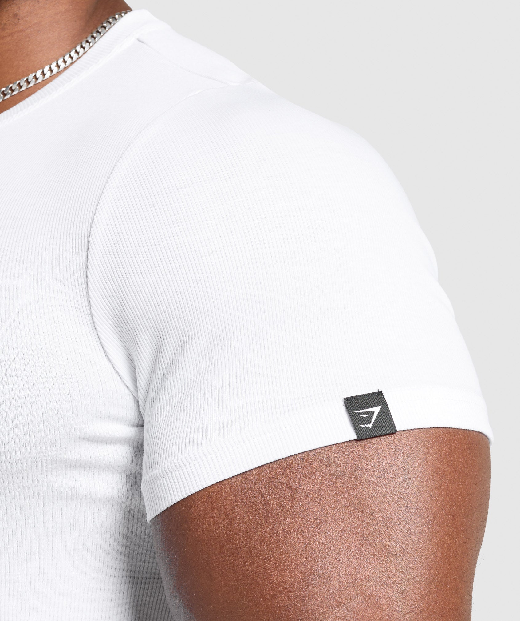 Ribbed T-Shirt - White