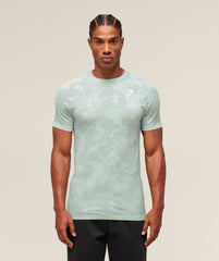 Geo Seamless T-Shirt - Morning Blue/Celeste Blue
