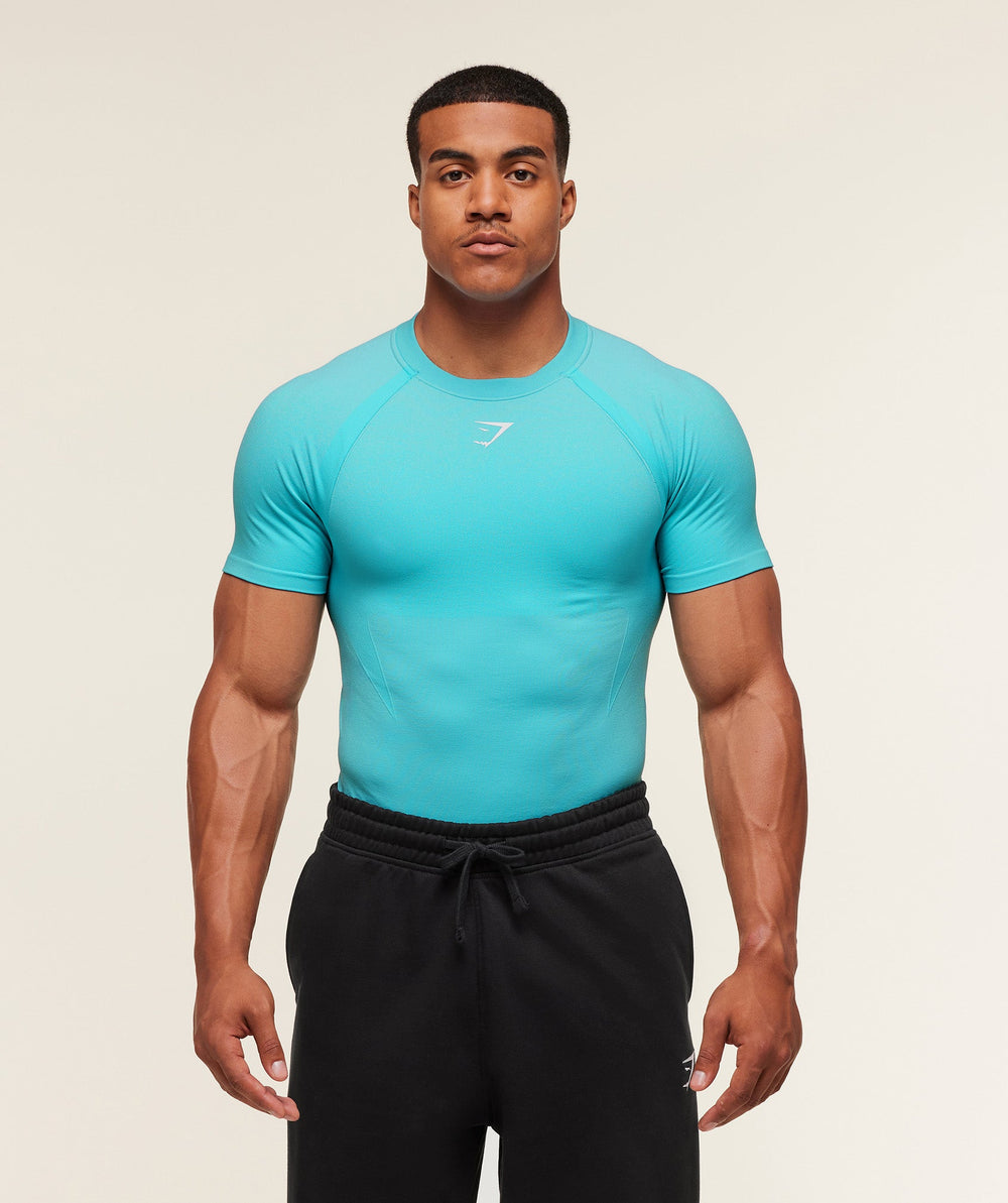 Shadow Seamless T Shirt - Brand Blue