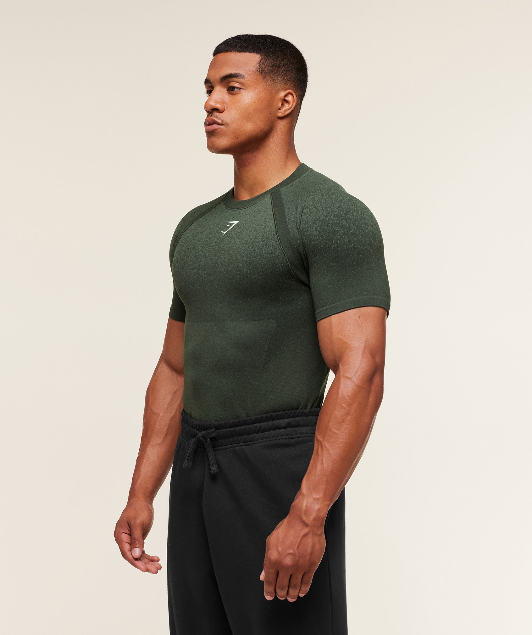 Shadow Seamless T Shirt - Trail Green