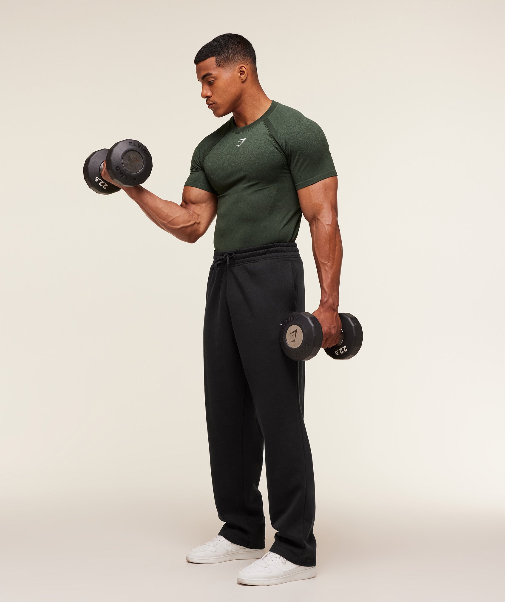 Shadow Seamless T Shirt - Trail Green