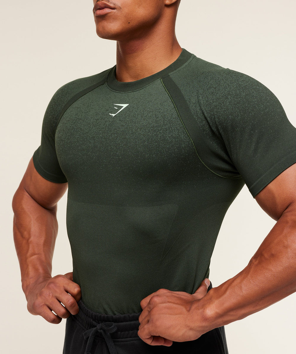 Shadow Seamless T Shirt - Trail Green