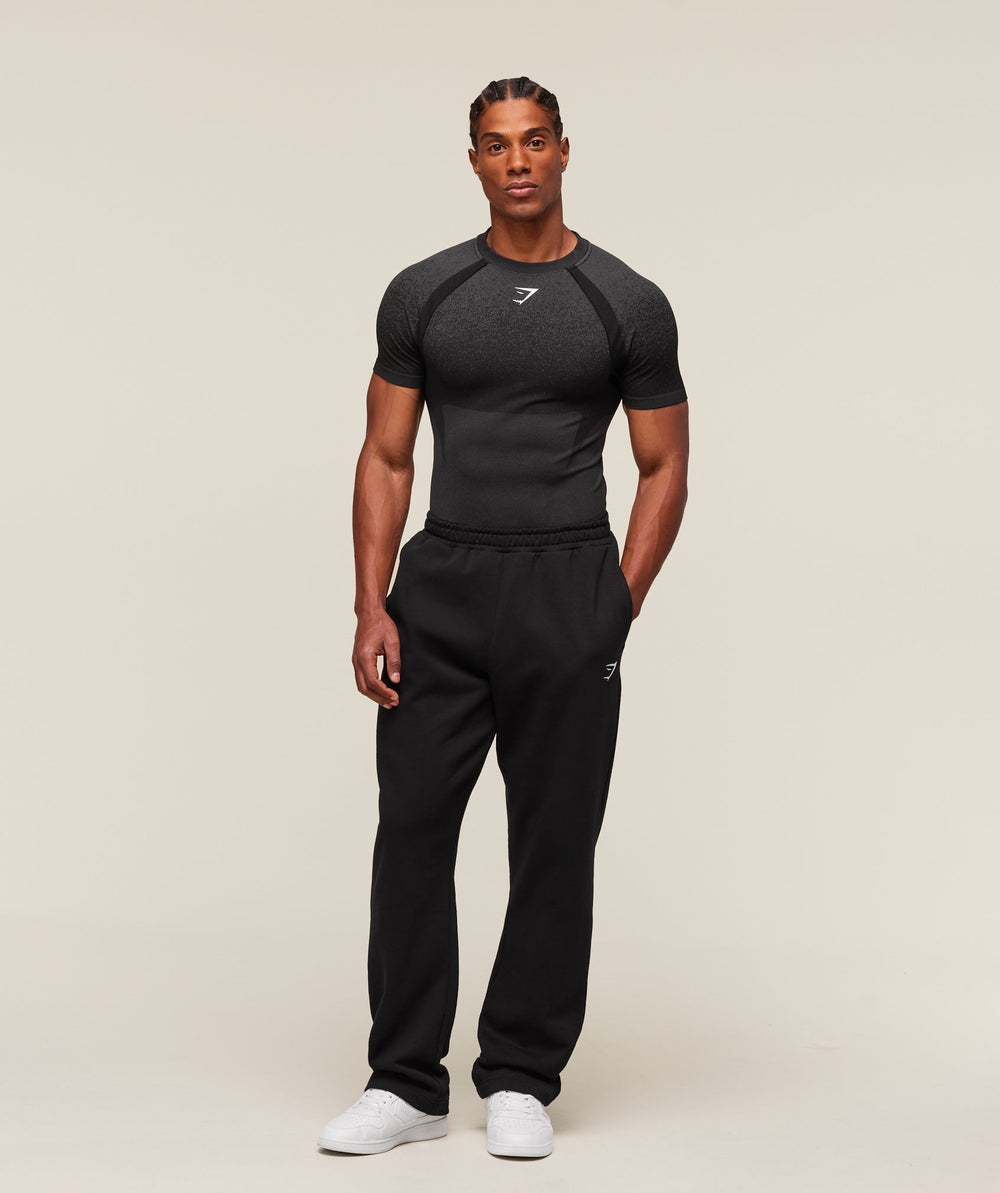 Shadow Seamless T Shirt - Black