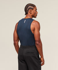 Geo Seamless Tank - Navy/Heavy Blue