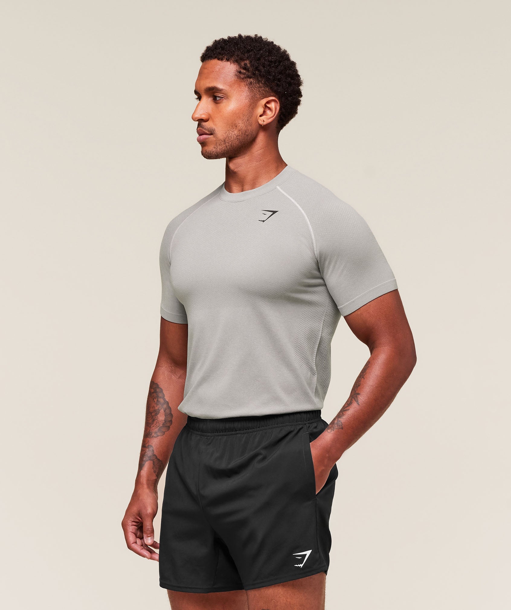 Vital T-Shirt - Light Grey/Smokey Grey
