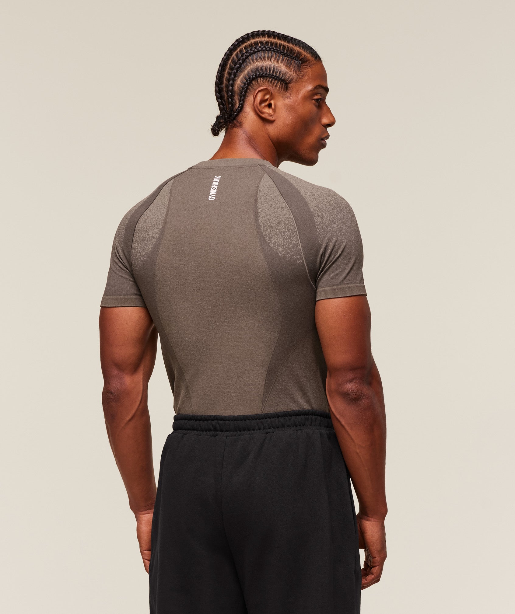 Shadow Seamless T Shirt - Camo Brown
