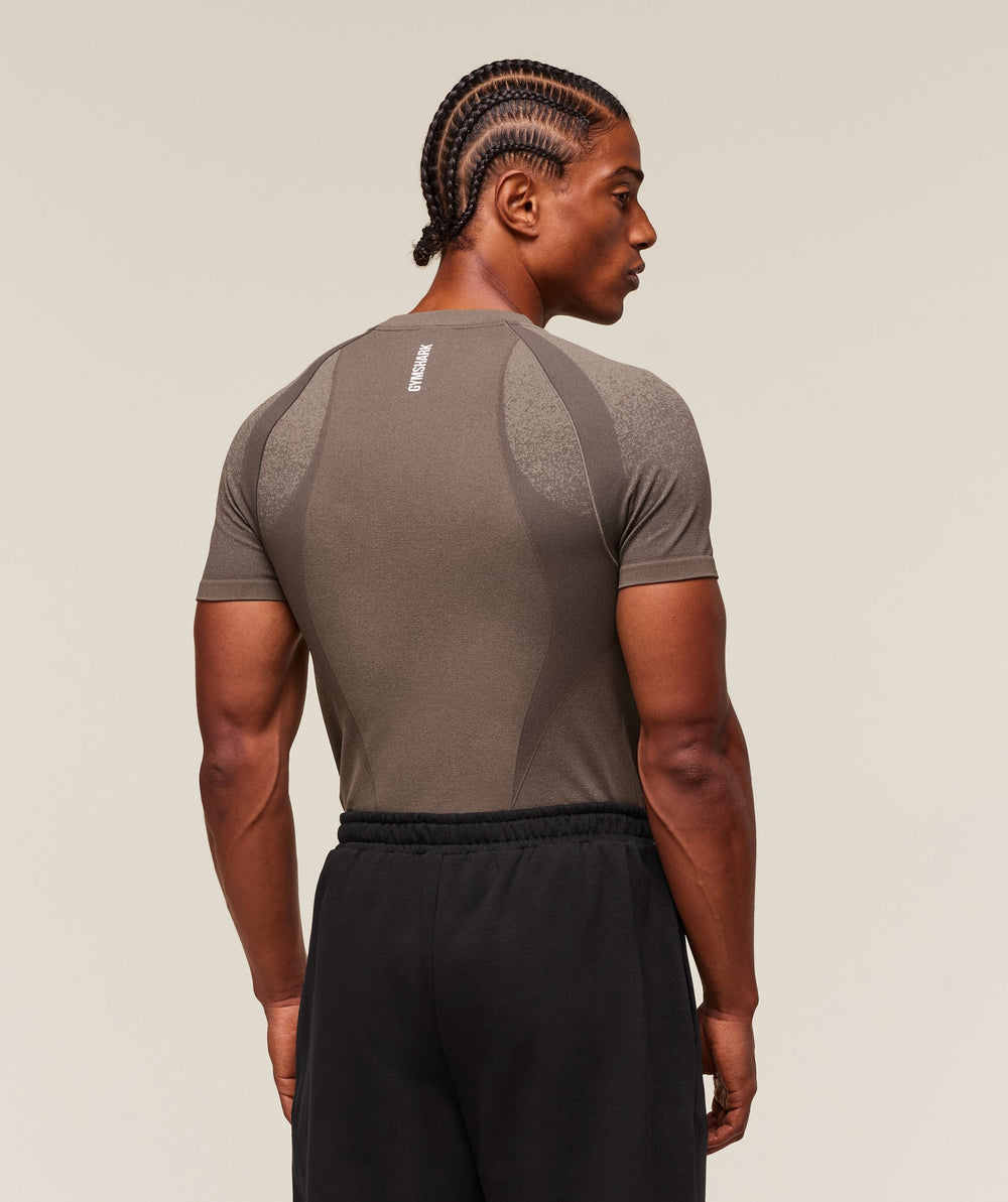 Shadow Seamless T Shirt - Camo Brown