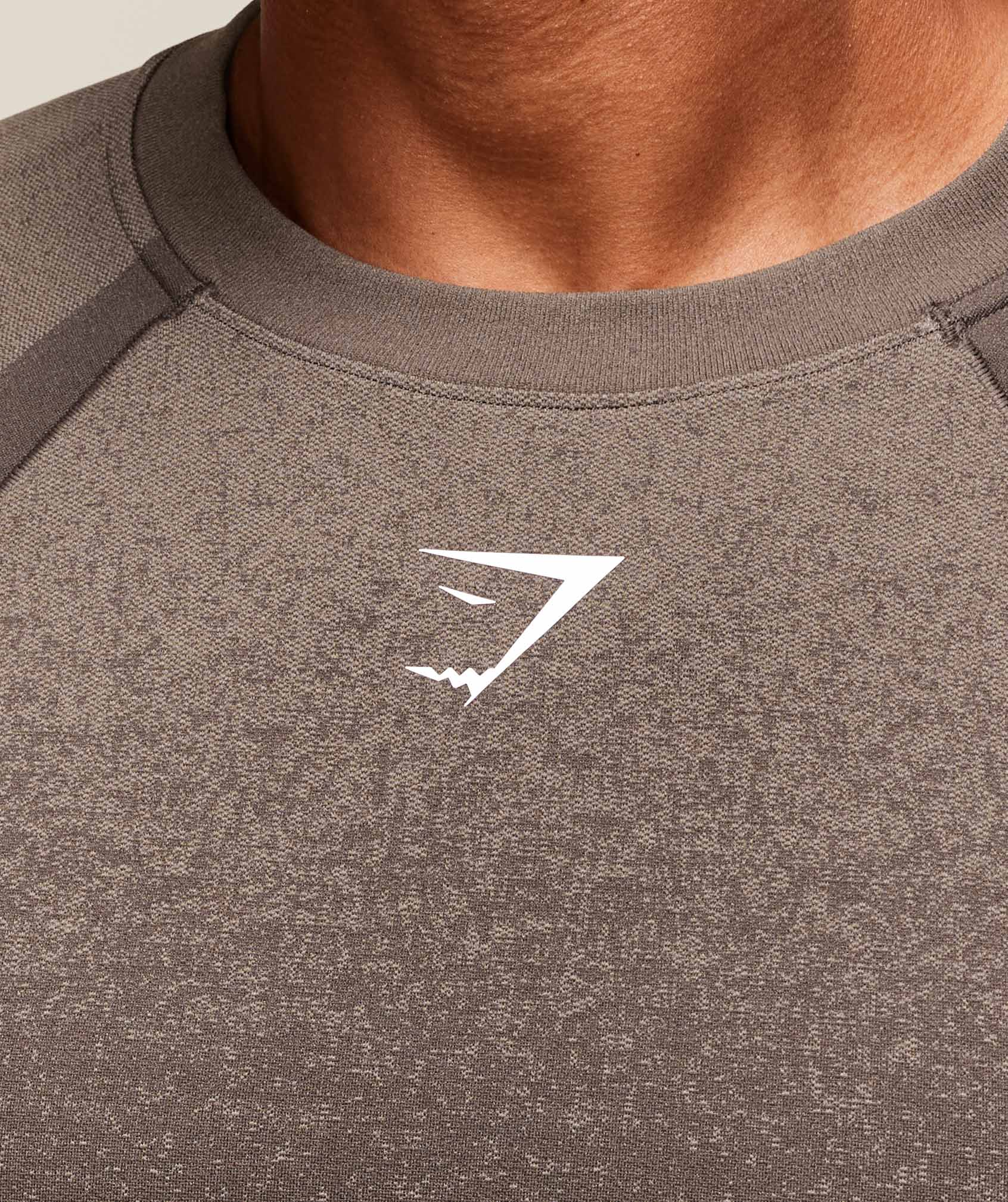 Shadow Seamless T Shirt - Camo Brown