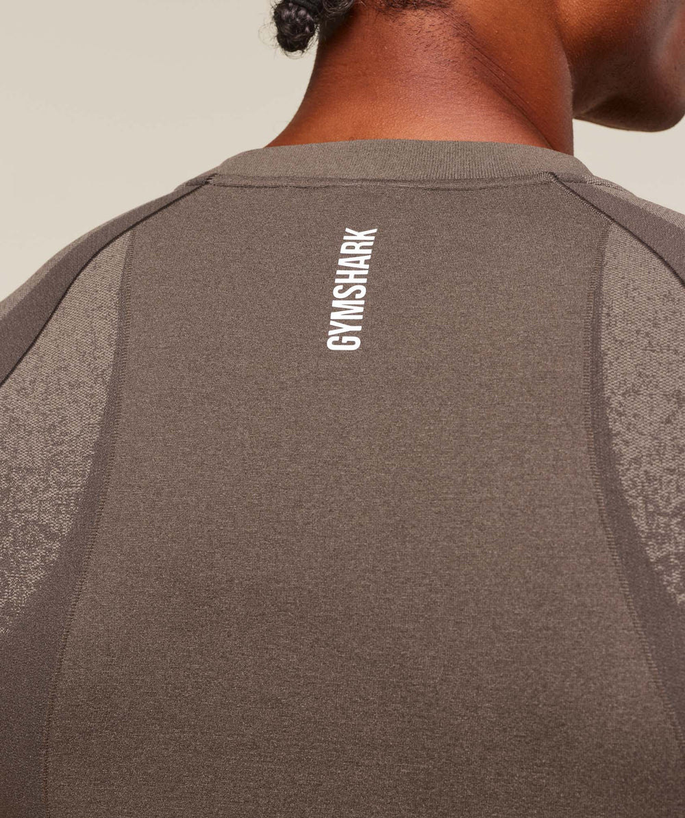 Shadow Seamless T Shirt - Camo Brown