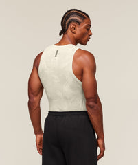 Geo Seamless Tank - Pebble Grey/Cement Brown