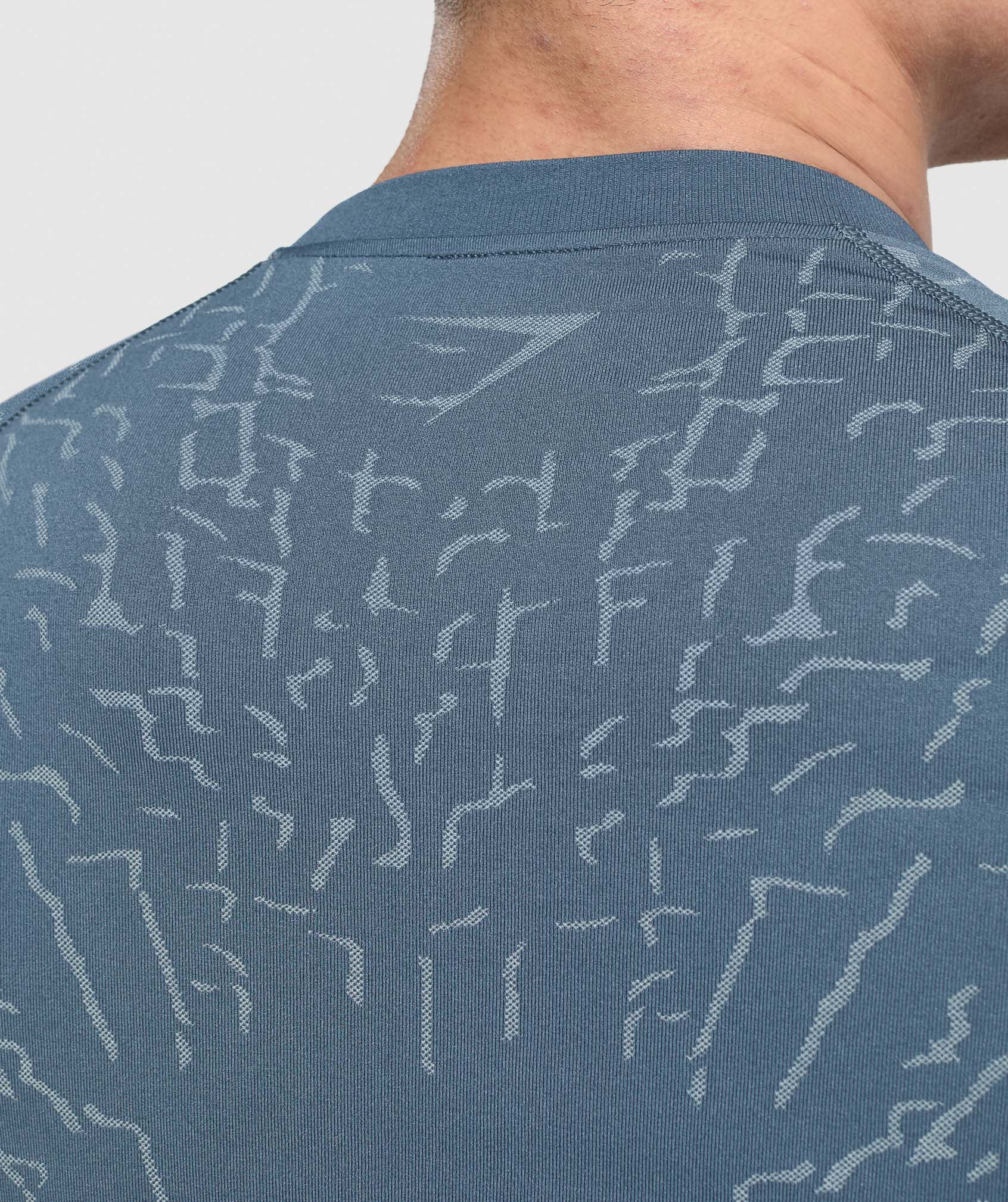 Tectonic Long Sleeve T-Shirt - Cargo Blue/Cool Blue