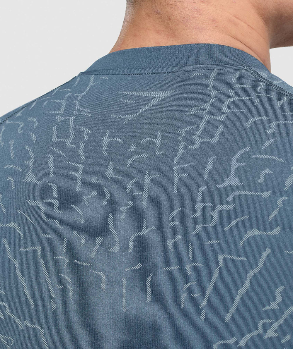 Tectonic Long Sleeve T-Shirt - Cargo Blue/Cool Blue