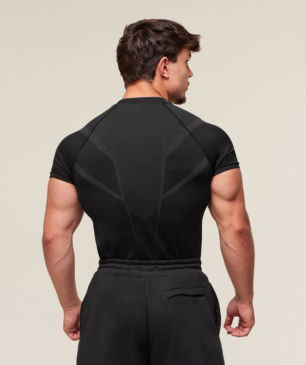 Onyx 5.0 Seamless T-Shirt - Black/Onyx Grey