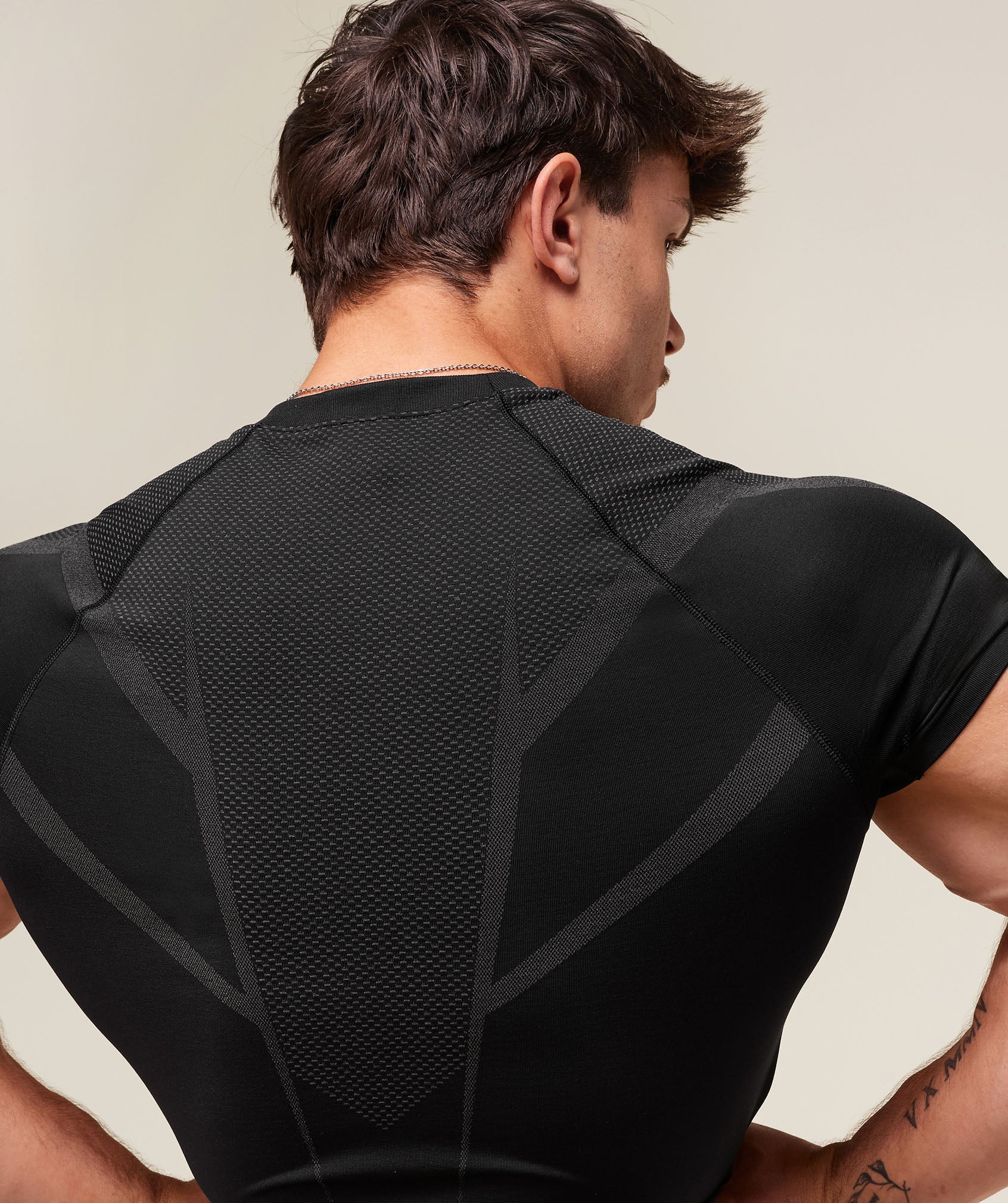 Onyx 5.0 Seamless T-Shirt - Black/Onyx Grey