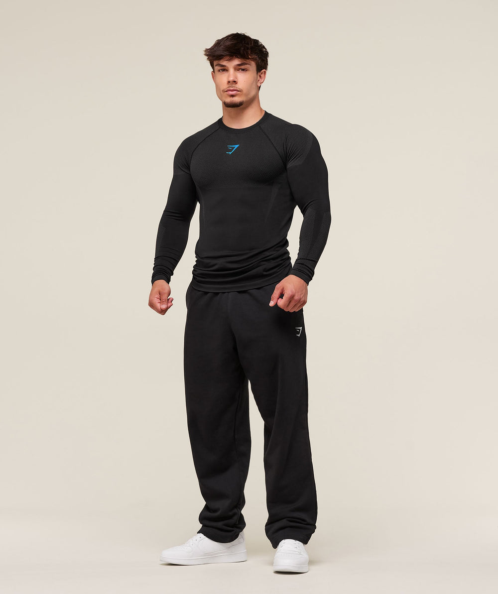 Onyx 5.0 Seamless Long Sleeve T-Shirt - Black/Onyx Grey