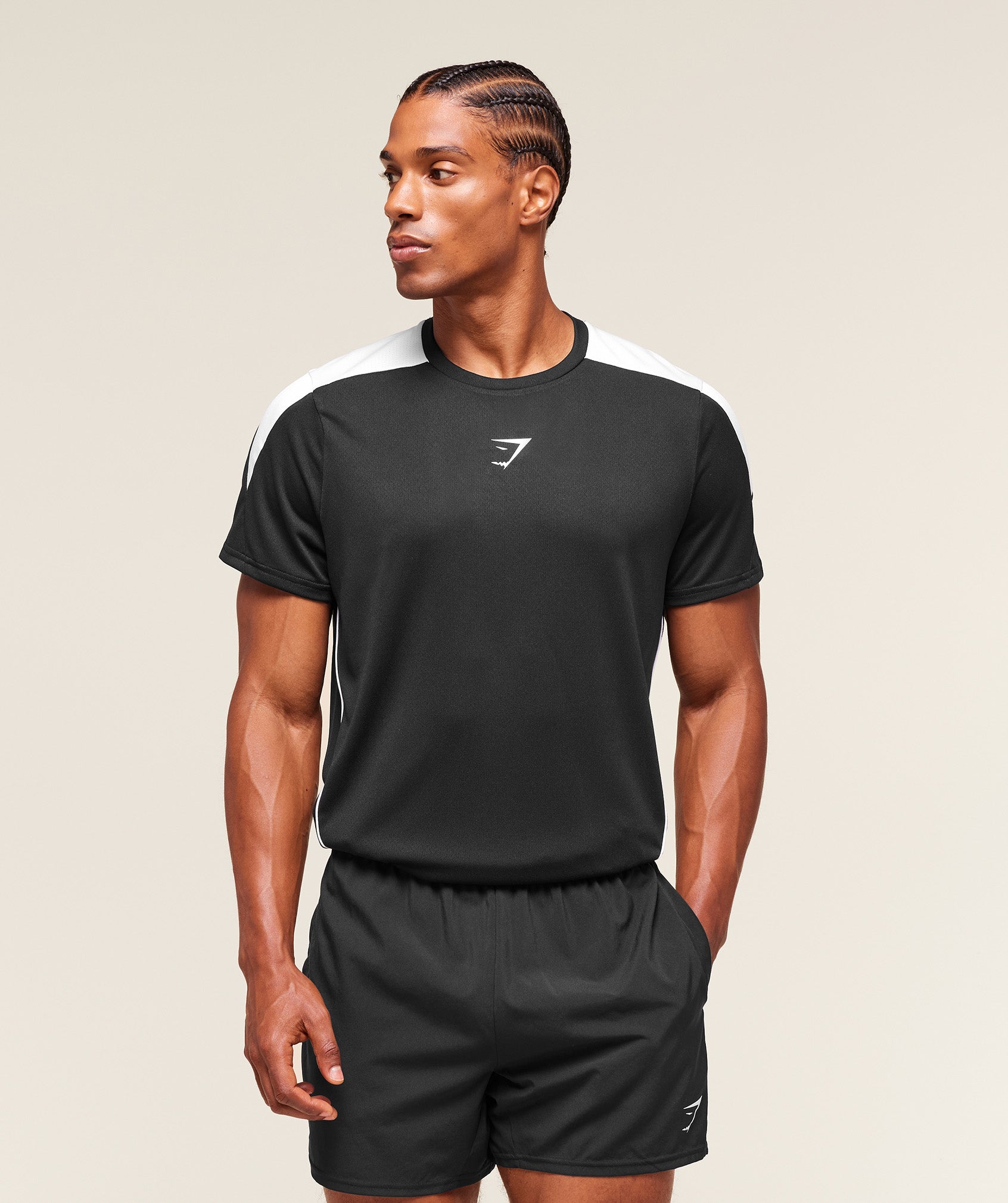 Arrival Block T-Shirt - Black