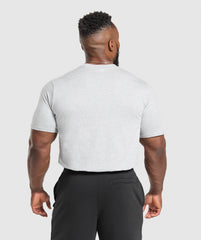 T-Shirt 2 Pack - Black/Light Grey Marl