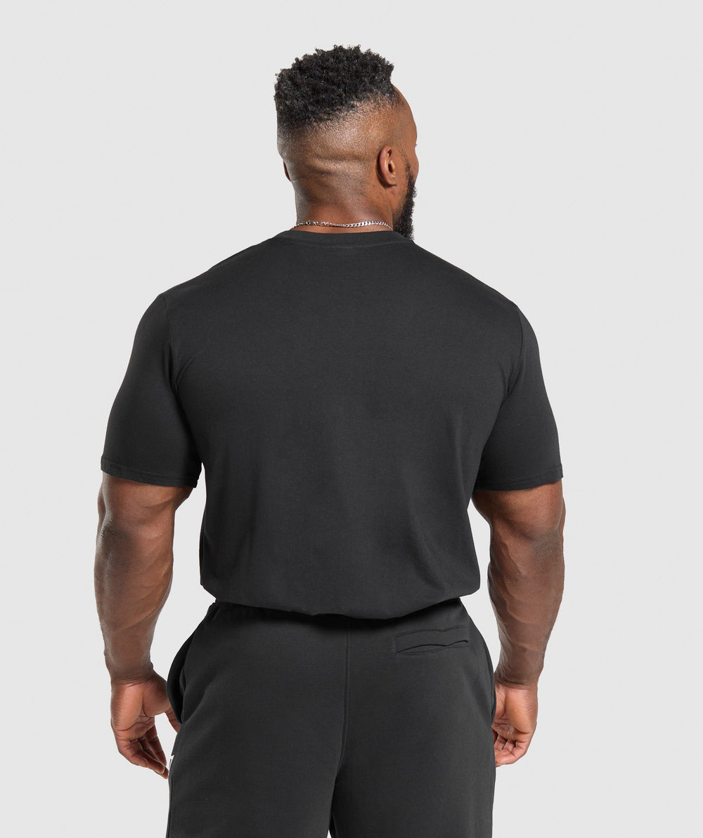 T-Shirt 2 Pack - Black/Light Grey Marl