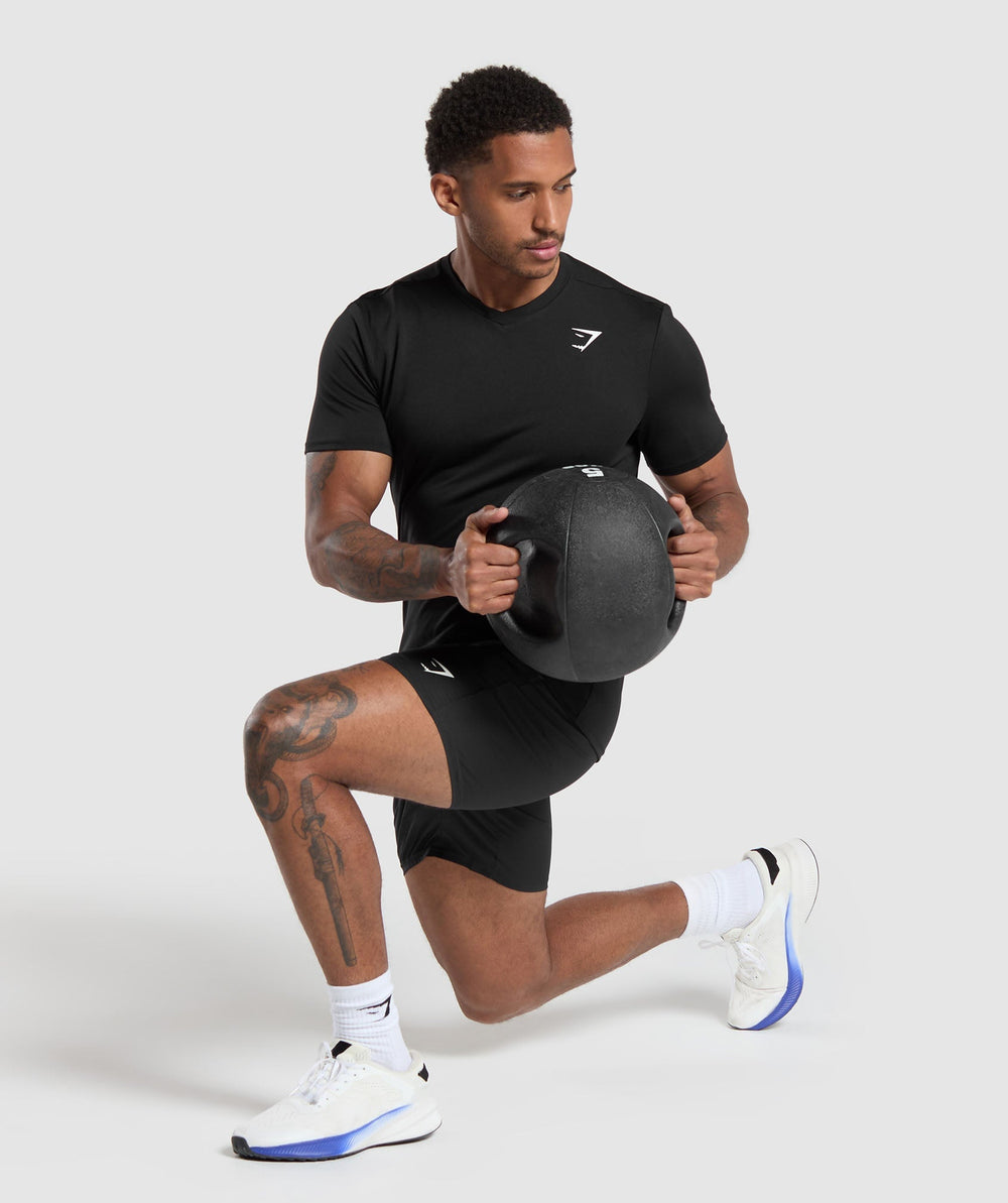 Arrival V-Neck T Shirt - Black