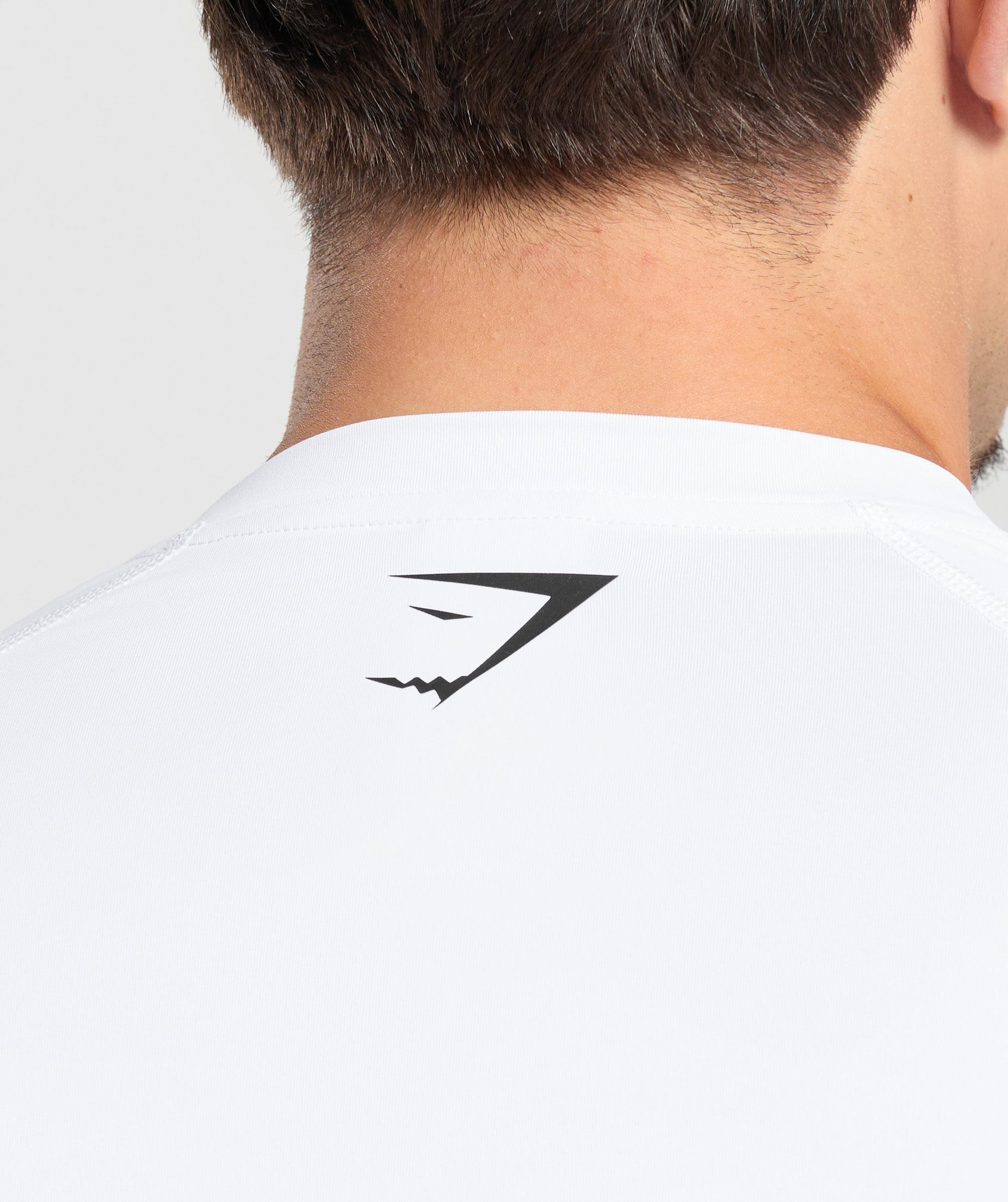 Graphic Baselayer Long Sleeve T-Shirt - White