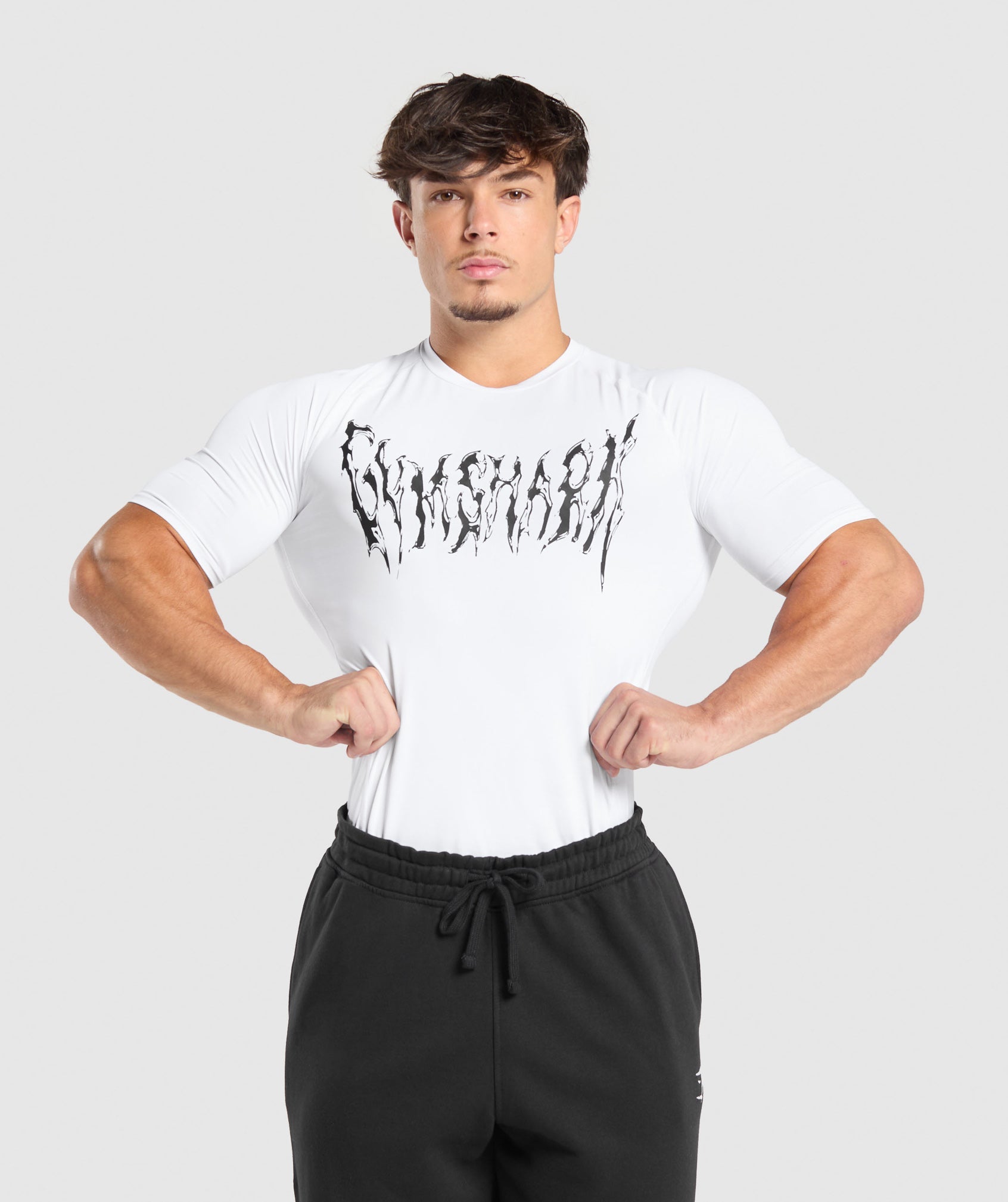 Graphic Baselayer T-Shirt - White