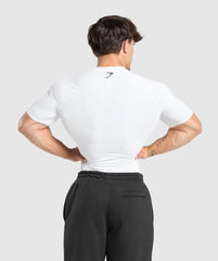 Graphic Baselayer T-Shirt - White