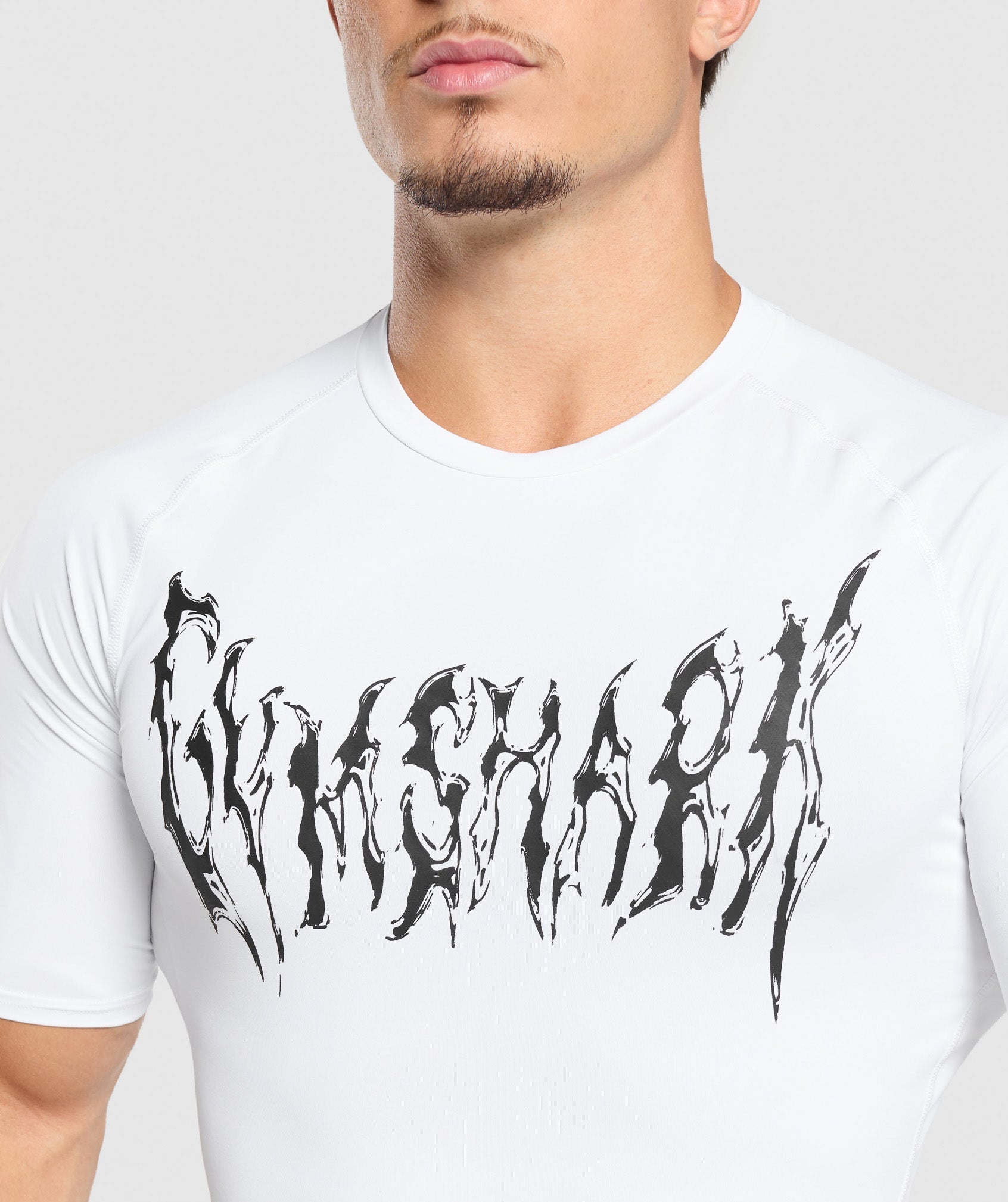 Graphic Baselayer T-Shirt - White