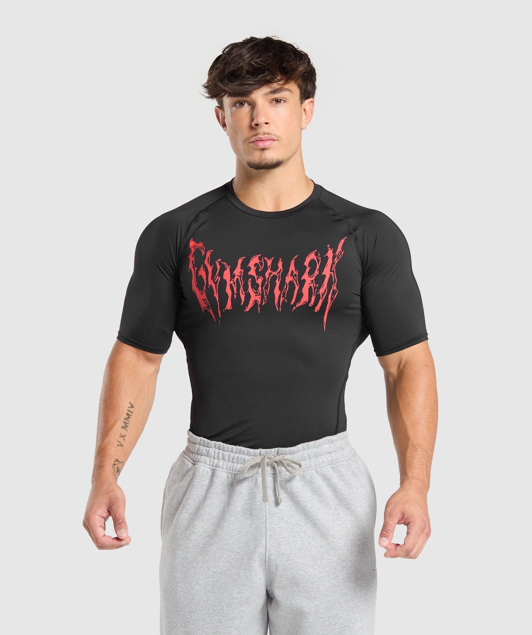 Graphic Baselayer T-Shirt - Black