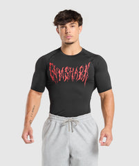 Graphic Baselayer T-Shirt - Black