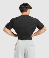 Graphic Baselayer T-Shirt - Black