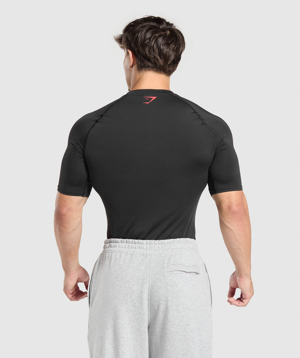 Graphic Baselayer T-Shirt - Black