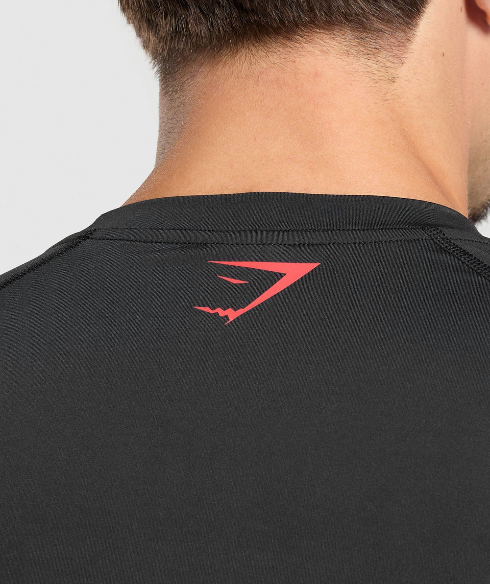 Graphic Baselayer T-Shirt - Black